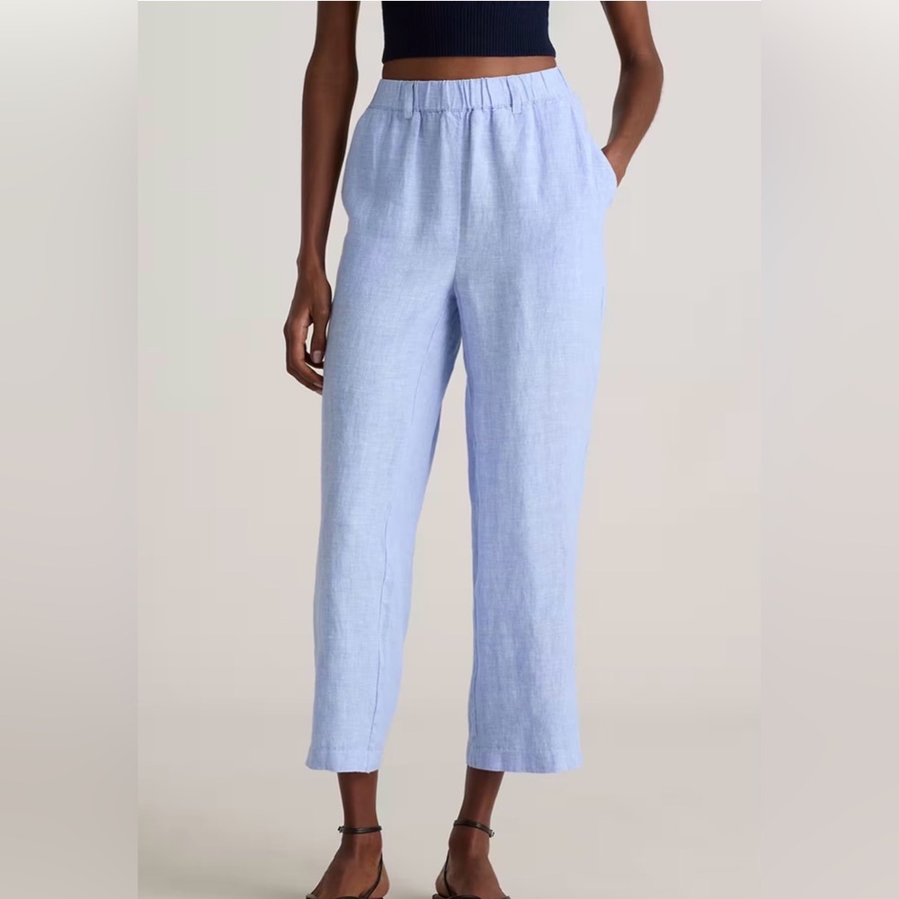 [NWT] Quince 100% Linen Cropped Pants